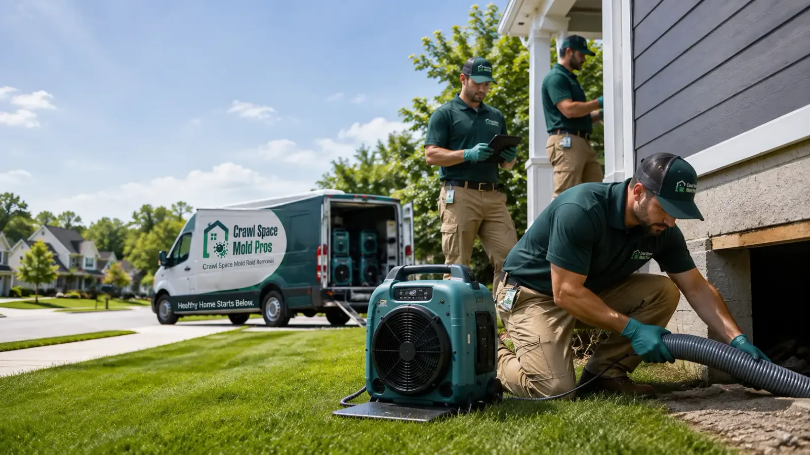 Crawl Space Mold Removal in Melba, ID